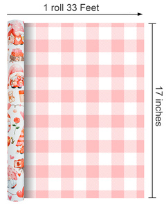 กระดาษห่อของขวัญเคลือบอลูมิเนียมลายรักแท้สำหรับวันวาเลนไทน์ - Product Image 6