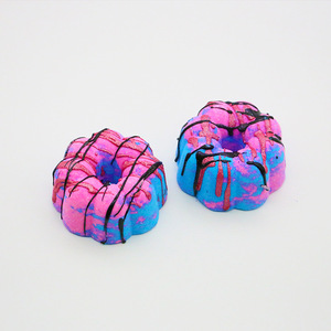 Bombes de bain amusantes OEM en forme de fleurs, cupcakes et donuts, colorées, aromathérapie, sel marin, boules effervescentes, cadeaux SPA à domicile pour enfants, femmes, filles, relaxation - Product Image 4