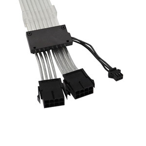 Cable de Extensión de Alimentación para GPU RGB de 2 x 8 Pines (6+2), Cable de Extensión de Alimentación para GPU PCIe Dual/Triple de 8 Pines 6+2 - Product Image 4