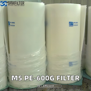 M5 Tổng Hợp Bộ Lọc Phương Tiện Truyền Thông Lọc Trần PE-600G Cho Phòng Phun Hoặc Sơn Gian Hàng - Product Image 1