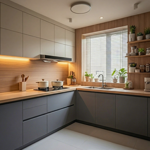 Plafonnier LED de luxe moderne <span class=keywords><strong>avec</strong></span> base fine en <span class=keywords><strong>fer</strong></span> laminé et robinet, alimentation CA, température de couleur sélectionnable - Product Image 1