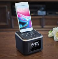 Snooze-Funktionen Phantasie Moderner digitaler Wecker mit USB-Ladegerät für Schlafzimmer mit FM-Radio/USB-Ladeans chluss