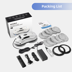 Máy làm sạch cửa sổ thông minh Robot alfabot X7 với độ ồn thấp 65dB làm sạch cửa sổ thương mại Robot kính gương làm sạch tường - Product Image 2