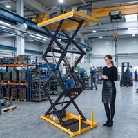 Table élévatrice à ciseaux électrique fixe JIALITE série HD, capacité de charge et de décharge 1500 kg, plateforme à ciseaux pour entrepôt et logistique de matériaux