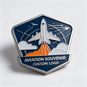 Médaille commémorative d'événement sportif en alliage de zinc, émail souple et dur, épinglette personnalisée, badge scolaire, cadeau promotionnel pour activités - Product Image 3