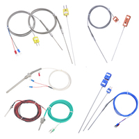 Thermocouple de type K, détecteur de température à résistance RTD pour contrôleur de température de chaudière et de four