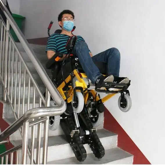 Máquina de nebulizador dobrável para escada, cadeira de rodas elétrica com design popular, escada, cuidados para idosos