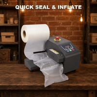 Machine à coussins d'air YJNPACK LA300 sans courroie, 16 m/min, pour remplissage de vide de colis express et logistique