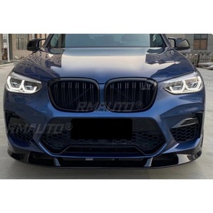ลิ้นกันชนหน้ารถยนต์ สีดำเงา สำหรับตกแต่ง BMW X3M X4M F97 F98 ปี 2019-2021 อุปกรณ์ตกแต่งรถยนต์ - Product Image 6