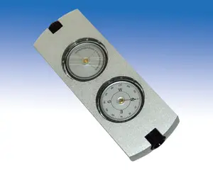 Brújula Clinómetro Brújula de estudio geológico de bolsillo de aluminio con clinómetro HArbin