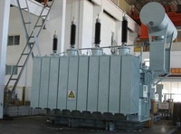 Transformateur de puissance immergé dans l'huile à haute tension triphasé OLTC 6,6 kV à 66 kV 5 MVA 6 MVA à élévation de tension