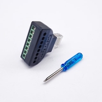 Carte de dérivation Ethernet OKYN250815 à 8 broches RJ45 avec bornes à vis pour l'automatisation industrielle