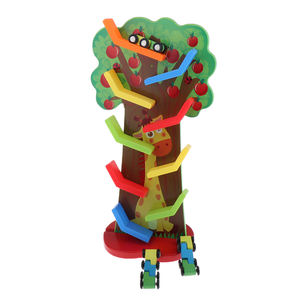 In legno di Frutta Albero di Pista Auto Giocattoli di Diapositive Auto Da Corsa Rampa Racer Giocattolo Precoce Dello Sviluppo Del Bambino Dei Bambini Regali - Product Image 3