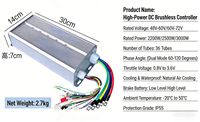 Contrôleur de moteur sans balais YD 36V 1500W 20A IP67 pour vélo électrique, scooter Citycoco, tricycle, kit de contrôleur de scooter 48V