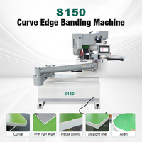 Machine à chantourner les bords manuelle pour formes spéciales, avec patin de chaîne, pour meubles et bureaux, compatible MDF, PVC, profil en U