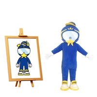 Shengye Supplier – Costume de Mascotte Gonflable Unisexe pour Adulte en EVA Bleu Géant de Haute Qualité – Vente en Gros pour Entreprises