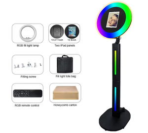 เทรน<span class=keywords><strong>ด</strong></span>์ล่าสุ<span class=keywords><strong>ด</strong></span> ติ<span class=keywords><strong>ด</strong></span>ตั้งง่าย ใช้งานได้กับอุปกรณ์ขนา<span class=keywords><strong>ด</strong></span> 10.2/11/12.9 นิ้ว ตู้ถ่ายรูปสำหรับงานแต่งงานและงานสังสรรค์ - Product Image 6