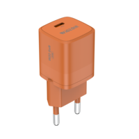 Chargeur rapide WISESIR 20W GaN PD 3.0/QC3.0 avec protection OTP, port Type-C, prise EU pour usage domestique, pour téléphones