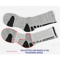 Chaussettes respirantes antidérapantes pour jeunes et adultes, personnalisables avec logo, impression numérique pour le basketball, le football et l'entraînement sportif