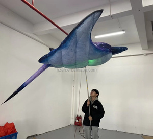 Manta Raya Inflable Gigante Publicitaria con Luz LED para Desfiles al Aire Libre Duraderos - Product Image 5