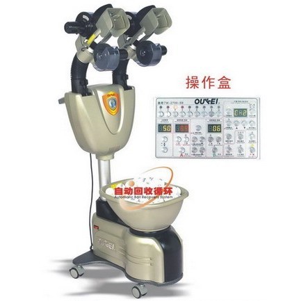 Oukei Dual-Head Table Tennis Serving Machine Tw-2700-Es9 9-Angle Adjust Automatic Ping Pong Ball Trainer