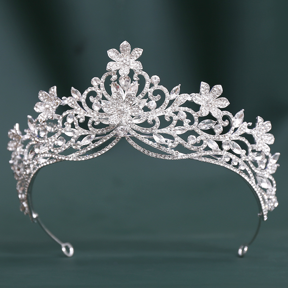 Style diamant blanc argenté épais