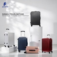 Ensemble de bagages en PC léger et silencieux de 18/24/28 pouces à 3 couches avec serrure TSA, poignée souple, 4 roues, écologique, unisexe |   Logo personnalisé OEM/ODM