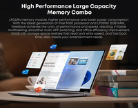 CHUWI FreeBook Tablette Ordinateur Portable 2 en 1 Intel I3 1215U Windows 11 Ordinateur Portable 13.5 "IPS FHD Affichage 12GB LPDDR5 512G SSD 2256*1504 WIFI 6