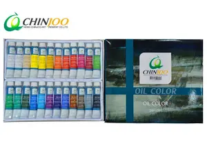 Chinjoo Healthy Art Paint Professional 12ml Diy Artist Oil Color Paint Set Formaldehyde-free