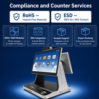 Tablette de signature électronique EMR d'occasion de 15,6 pouces avec SDK USB pour ordinateur portable, bureau, banque, gouvernement, secteur médical