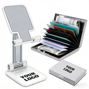 Support de téléphone de bureau réglable avec logo personnalisé pour le bureau, les entreprises, les cadeaux promotionnels, vente en gros de supports de téléphone portable - Product Image 1