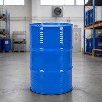 Fût en acier bleu de 200 L anti-fuite, résistant à la corrosion, pour l'industrie pétrolière et gazière, conteneurs industriels renforcés