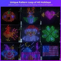 Guirlande lumineuse féerique intelligente RGB 400 LED, contrôlable par application, pour mariage, Noël, décoration de fenêtre, OEM