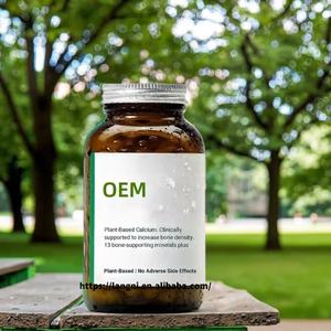 OEM organik Alage merah kalsium suplemen untuk wanita Vitamin D3 K2 kapsul untuk tulang kesehatan kekuatan - Product Image 2