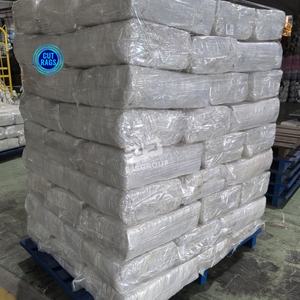 بسعر المصنع درجة A + تي شيرت مستعمل خرقة بيضاء قطع تنظيف مسح خرقة تنظيف قطنية - Product Image 1