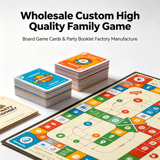 Wholesale Custom High Quality Family Game Board Game Cards Game for Party Booklet Factory Manufacture