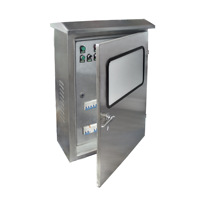 Ip66 Ip65 Double porte PV boîte de distribution électrique métal aluminium/acier inoxydable photovoltaïque connecté au réseau boîte de distribution