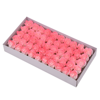 Nouveau Design Saint Valentin Peinture Couleur Rose Savon Fleur Boîte Cadeau Bouquet