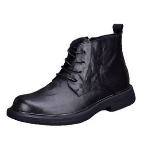 Botas Oxford Cuadradas para Hombre, Último Modelo, Parte Superior de Cuero Genuino, Suela de Goma Antideslizante, Cómodas para Caminar, Casuales, Personalizables - Product Image 1