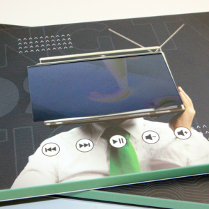 Brochure vidéo publicitaire LCD personnalisée <span class=keywords><strong>vierge</strong></span> pour entreprise, <span class=keywords><strong>album</strong></span> <span class=keywords><strong>photo</strong></span> vidéo LCD - Product Image 3