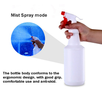 16 oz 24 oz 32 oz Plastique PE-HD Bouteilles de pulvérisation vides d'arrosage de jardin domestique avec gâchette de pulvérisation