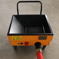 Mini-pompe à béton électrique à vis pour béton fin et mortier