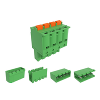 DERKS 508mm500m bornier PCB enfichable avec prise à broche droite coudée KF2EDG remplacement pour application à ressort Type MCS