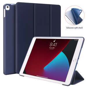 Meilleur <span class=keywords><strong>prix</strong></span>, étui en cuir souple en TPU, étui à rabat pour tablette intelligente avec support pour <span class=keywords><strong>iPad</strong></span> 10,2 pouces 8e génération, étui Pro 10,5 - Product Image 2