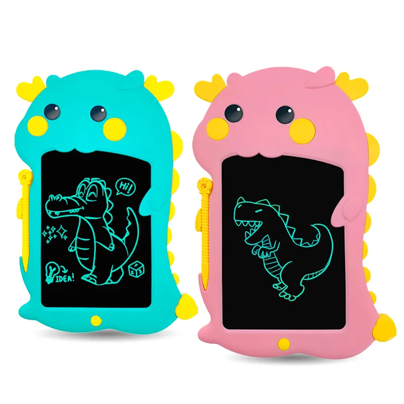 Cartoon Dinosaur electronic toys LCD Writing Tablet digital memo pad handwriting board graphics drawing board for children