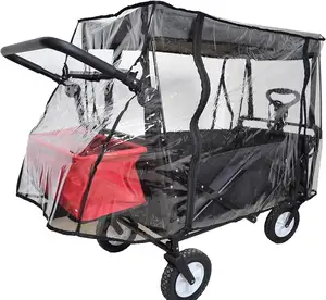 Che mưa cho Wagon bìa không thấm nước Push-Pull Wagon mưa che tán gấp Wagon xe đẩy xe đẩy phụ kiện
