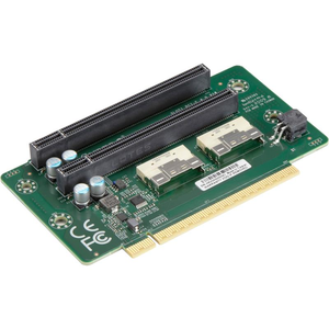การ์ดไรเซอร์ RSC-D2-66G4ขนาด2U ด้านซ้ายสำหรับพอร์ต DCO พร้อมช่อง PCIe 4.0 x16จำนวน2ช่องแบบพาสซีฟรองรับอุณหภูมิสูงและเป็นผลิตภัณฑ์ RoHS สำหรับเซิร์ฟเวอร์ Supermicro - Product Image 2