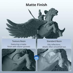 Résine texturée Anycubic 1Kg Gris HD pour modèles d'impression 3D - Product Image 3