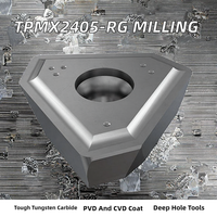 TPMX240512R-G IC908 Plaquettes de tournage CNC pour toupie, porte-outil de forme triangulaire avec support OEM, emballé