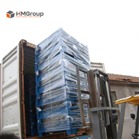 Cage à palettes pliable en acier robuste pour entrepôt industriel, personnalisable et empilable